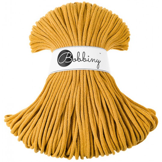 Bobbiny šňůry premium 5mm - Hořčice