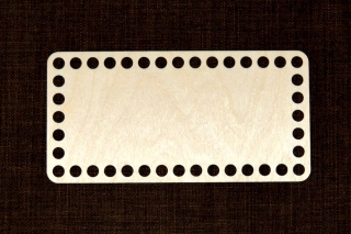 Dno na košík - obdélník 30 x 15 cm