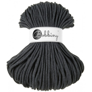 Bobbiny šňůry premium 5mm - Charcoal (antracit)